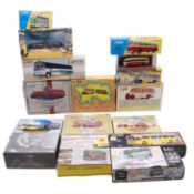 Sixteen Corgi die-cast model vehicles, boxed