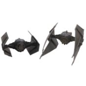 Palitoy/Kenner Star Wars vehicles, two including Tie Interceptor and Tie Advanced X1, unboxed