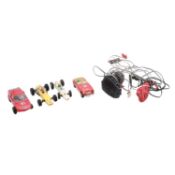 Scalextric, track and cars and accessories