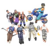 Eight loose Action Man action figures