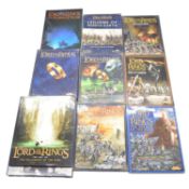Eight Games Workshop Lord of the Rings rulebooks