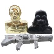 Three Palitoy/Kenner Star Wars action figure carry cases