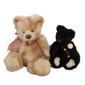 Charlie Bears - 'Paige' (No Tag) & 'Tom' teddy bears, CB104739