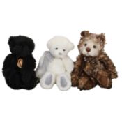 Charlie Bears - 'Betty', 'Jasper' & 'Snowball' teddy bears, CB104711, CB173721 & CB159064S