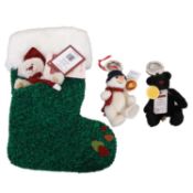 Charlie Bear - 'Shake', 'Pumps' & 'Socks Tree Green' Minimo Collection, CBK655523A, CBK635299A, CB15