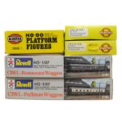 Model railway; miscellaneous kits and parts, controller, etc.