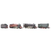 Three OO gauge scale model railway locomotives