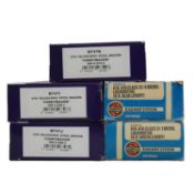 Two Airfix OO gauge locomotives, other boxed and unboxed locomotives, coaches and rolling stock,