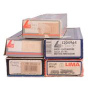 Five Lima OO gauge locomotives,