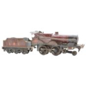 Bassett-Lowke O gauge 3-rail electric Compound 4-4-0 locomotive and tender, etc.