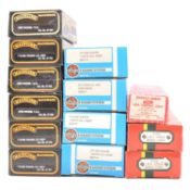 Forty-one OO gauge wagons and coaches