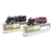 Two Wrenn OO gauge locomotives, W2219 Fairburn tank, W2218 Standard class 4