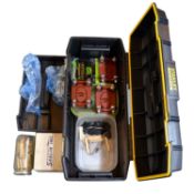 Stanley Fatmax toolbox, with live steam tools and accessories