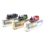 Three Wrenn OO gauge tank locomotives, W2204, W2207, W2215