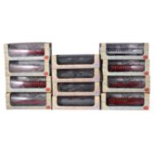 Twelve Gilbow first edition 1938 London Tube Stock models,