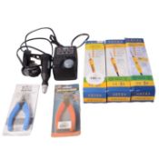 Maxicraft mini drill, soldering irons