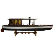 'Jasric' scale model gas steam powered river boat