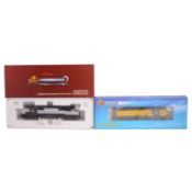 Broadway Paragon 2 Series locomotive and Broadway Blue Line locomotive,