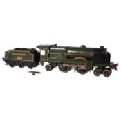 Hornby, O gauge model railway clockwork locomotive 