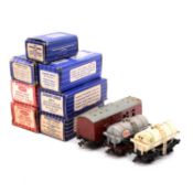 Nine Hornby Dublo OO gauge wagons