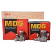 MDS 38 model aero engine, Monza Sport engine and a tuned pipe,