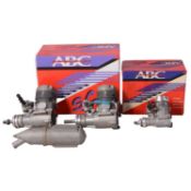 Three SC model aero engines,