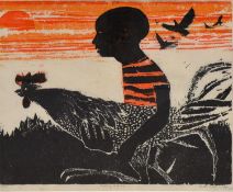 Walter H. Williams (American, 1920-1998) Fighting Cock #3