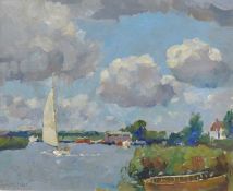 § Rowland Fisher (British, 1885-1969) River Bure at Stokesby