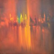 § Fernando Percelsi (Italian, 20th century) Two cityscapes