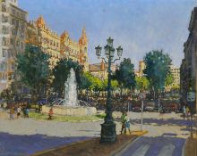 § Gerry Blood (British, 1932-2005) Avenidas, Barcelona