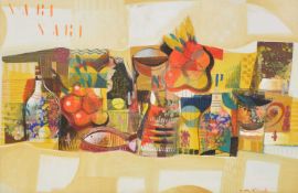 § Vittoria Maria Di Carlo (Italian, 1937-2015) Abstract still life