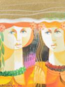 § Vittoria Maria Di Carlo (Italian, 1937-2015) Tete-a-tete