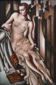 § P. Evans (British, 21st century) After Tamara De Limpicka's Portrait de Madame Allan Bott