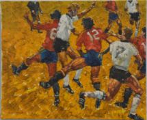 § Gerry Blood (British, 1932-2005) Football - World Cup