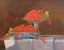 § Ian Parker (British, b. 1955) Redcurrents in comport