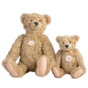 Steiff, two Classic Teddybar series Bears, yellow tags