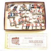 Forty-three John Tunstill Soldier's Soldiers figures