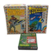 A collection of Gerry Anderson toys and games