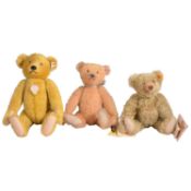 Steiff, three modern replica Teddy Bears