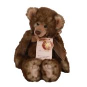 Charlie Bears - 'Stevie' limited edition teddy bear, and 'Finley'