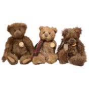Charlie Bears - three teddy bears