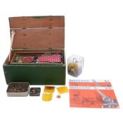 Box of early Meccano