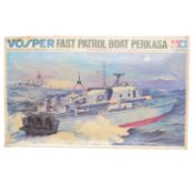 Italeri scale model kit - Black Bird; and Tamiya Patrol Boat kit