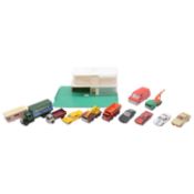 Collection of loose Dinky and Lesney die-cast vehicles