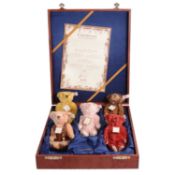 Steiff, British Collector's Baby Bear Set 1994-1998