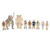 Eight Palitoy/Kenner Star Wars action figures, including Wampa
