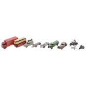 Dinky, a collection of loose playworn diecast vehicles