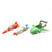 Three J Rosenthal Toys Thunderbirds friction motor models