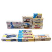 Eleven Corgi die-cast models, boxed