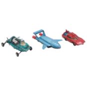 Three Dinky die-cast models, 102, 103 and 106